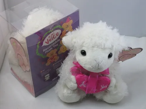 Juguetes de peluche musicales grabables, muñeca musical para niños