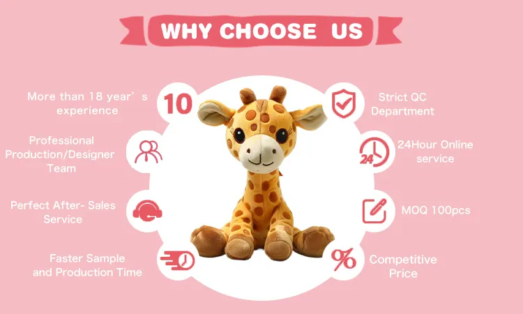 Nuevos diseños de juguetes de animales de peluche suaves personalizados, lindos animales de peluche