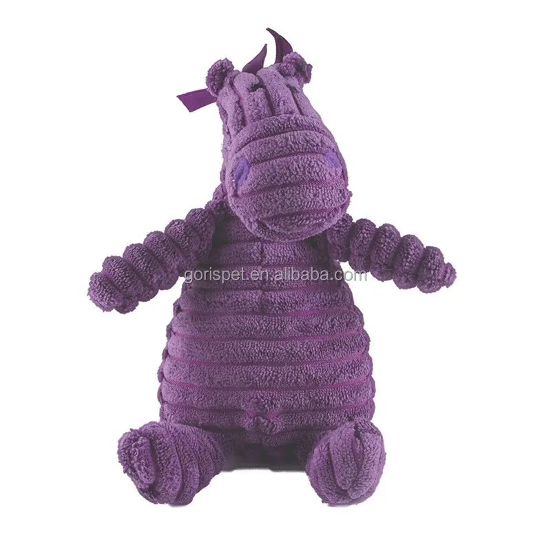 Juguete de masticar de lujo para perros, indestructible, interactivo, de peluche con sonido, juguete divertido en forma de animal para la limpieza dental