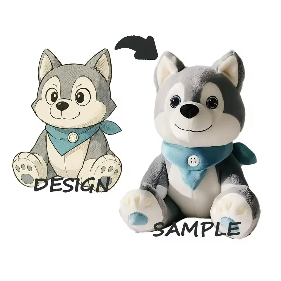 Muñeca de peluche personalizada de personaje navideño para niña, juguete de peluche personalizado