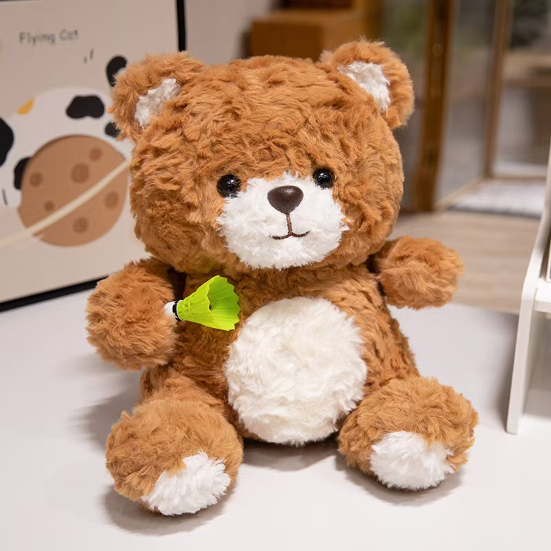 Juguete de oso de peluche suave con una divertida mochila mini para niños