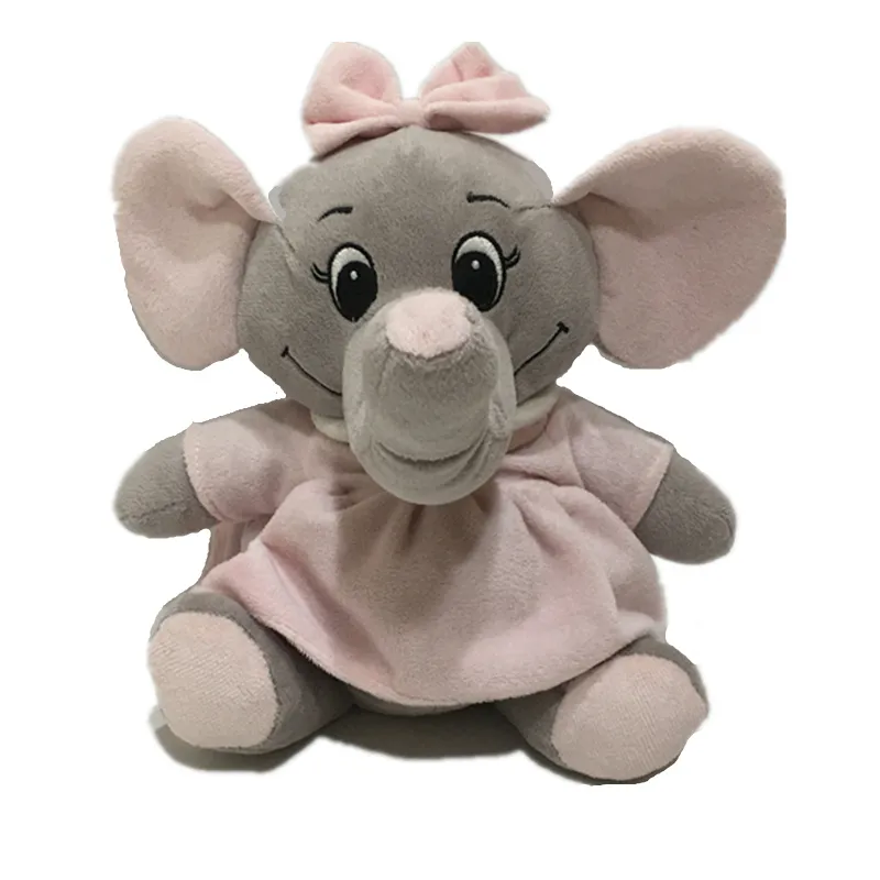 Juguete de peluche elefante salvaje de material reciclado ecológico