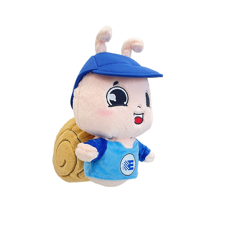 Fábrica de forma de caracol de felpa proveedor personalizado OEM juguete de peluche caracol suave y abrazable