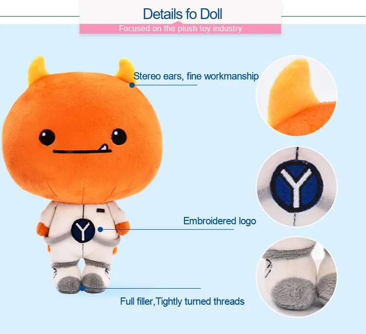 Fabricante chino ecológico y sostenible de juguetes de peluche Y-Man para exportación