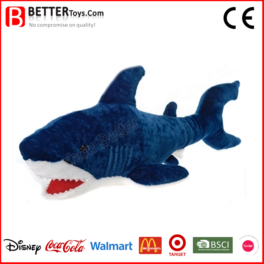 Tiburón de peluche suave juguete marino para niños juguete de animal marino