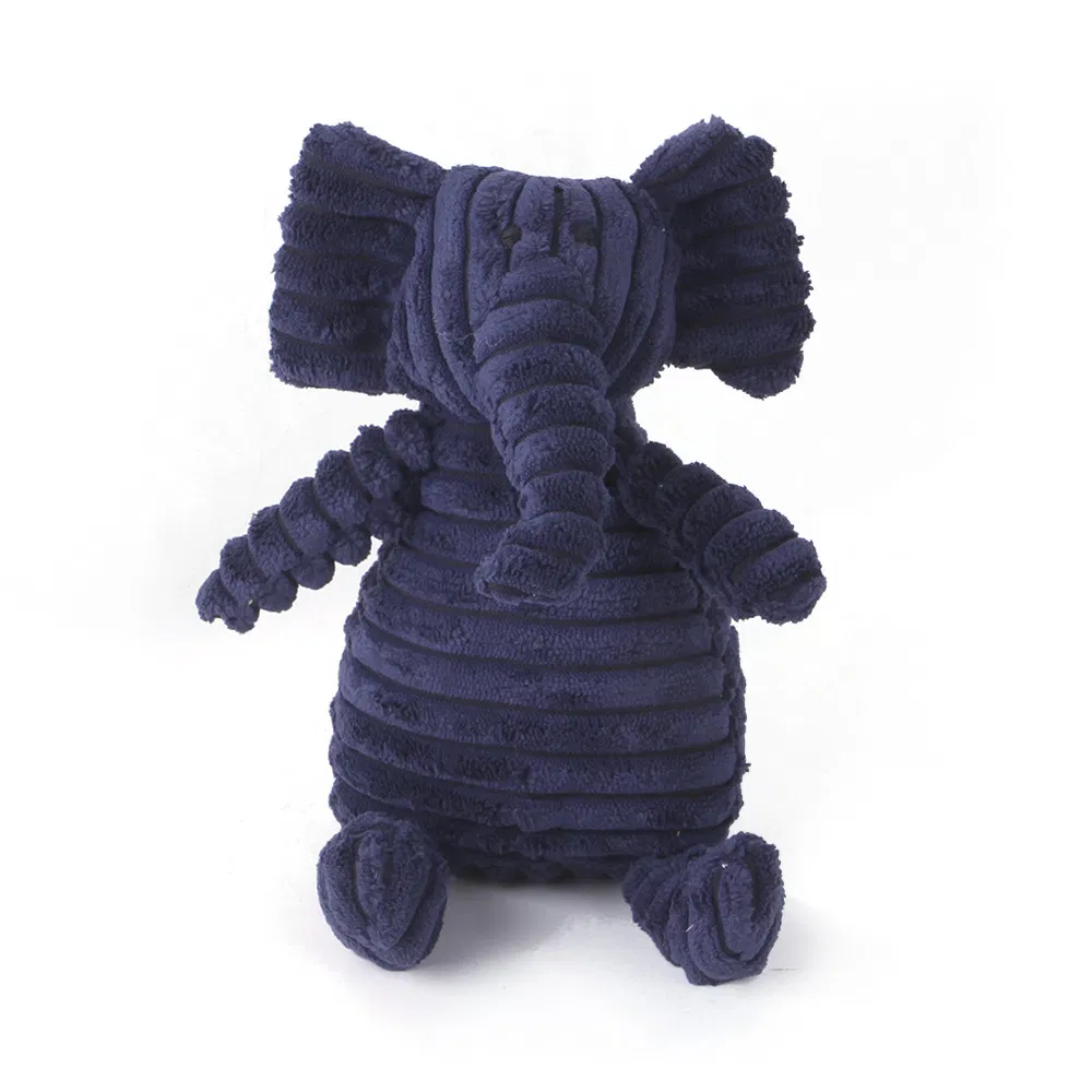 Juguete de zorro de color naranja, animal de peluche interactivo para masticar, limpieza de dientes y diversión
