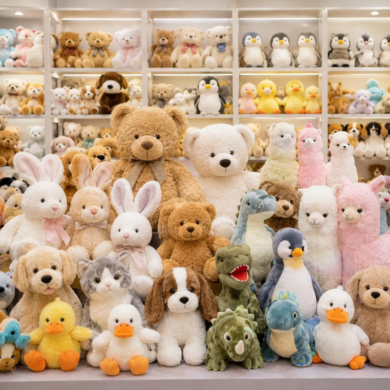 Fabricante OEM de Precio Mayorista Peluches Personalizados Aprobados Kc/Ukca/CPC/CE/ASTM F963/Cpsia/En71 Juguete de Peluche de Animal Personalizado de Alta Calidad Fábrica