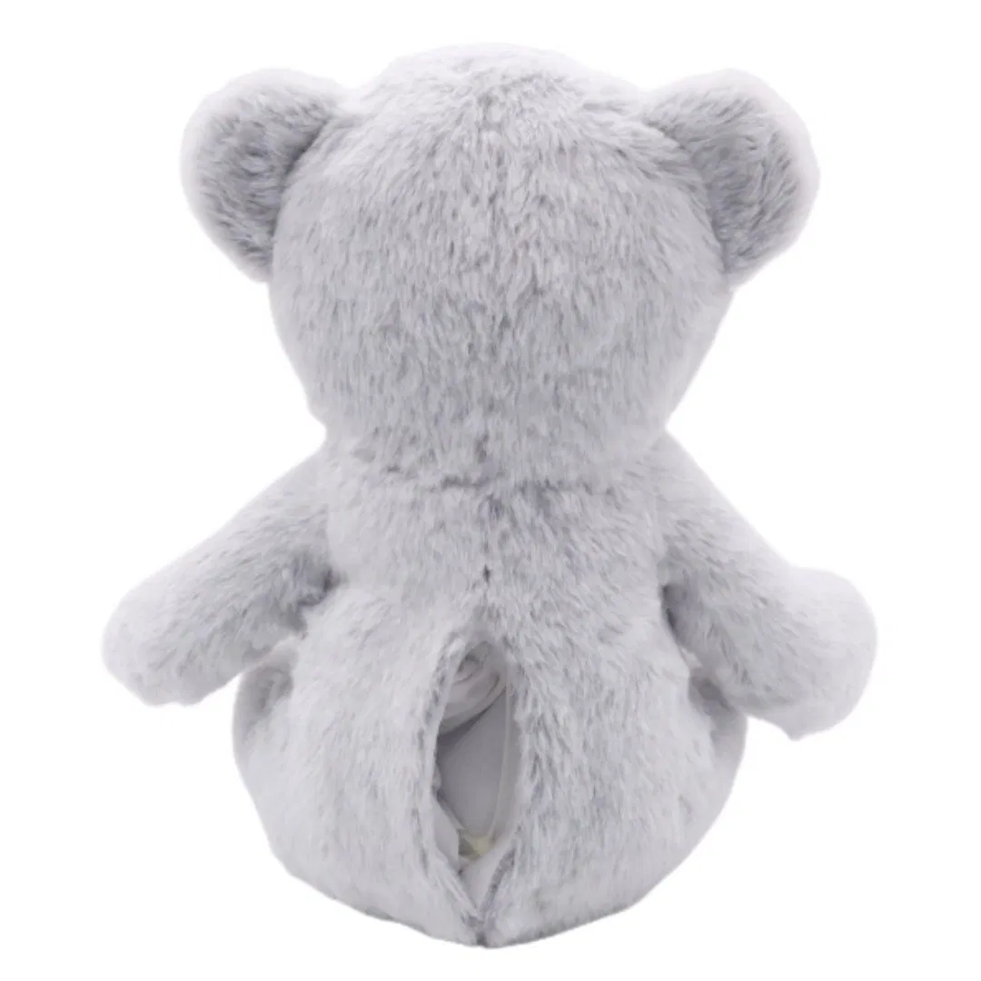 Juguete de peluche al por mayor sin relleno, oso de peluche sentado, juguete suave para bebés