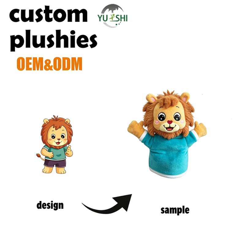 Muñeca de felpa personalizada de algodón, peluche promocional para adultos, mochila de felpa bordada, juguetes de peluche