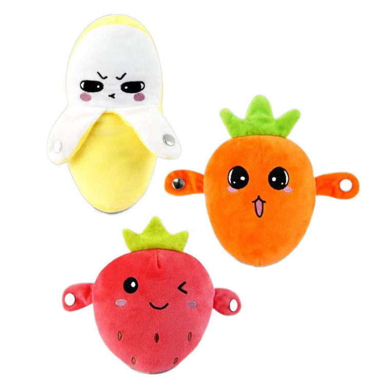 Juguetes de peluche de plátano musicales educativos para bebés, juguetes de aprendizaje musical de frutas, piano de peluche