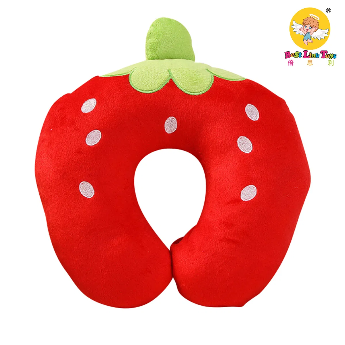 Juguetes de peluche en forma de U, almohadas de viaje de animales, venta al por mayor de regalos de dibujos animados para niños, venta caliente