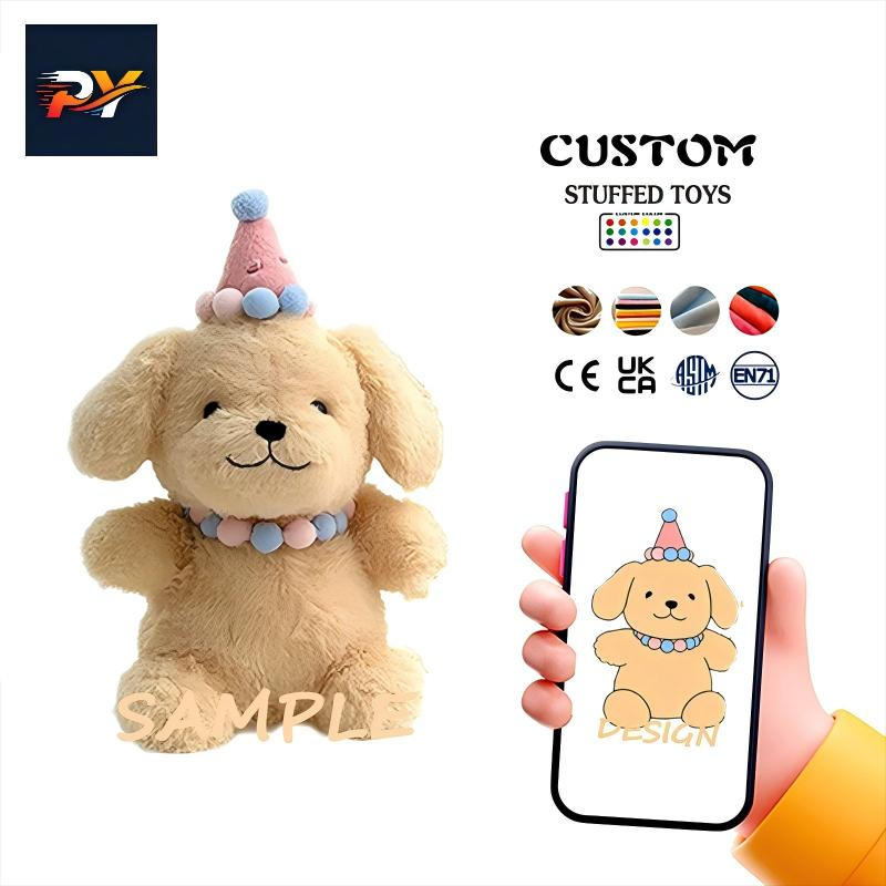 Juguete de peluche personalizado de oso polar blanco, relleno de algodón PP ecológico, técnica de bordado utilizada, juguete de peluche de alta calidad personalizado