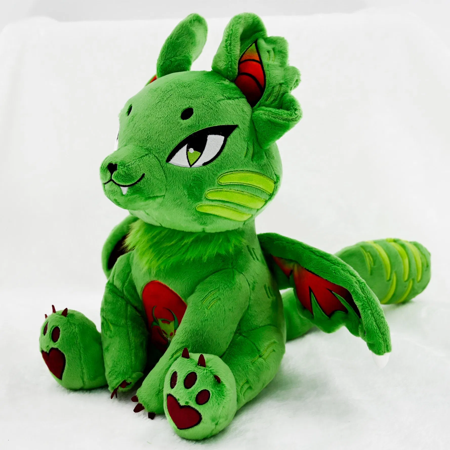Juguetes de peluche coleccionables personalizados fabricados con materiales suaves y seguros para niños, adecuados para promociones corporativas, juguetes de peluche de mascotas NFC