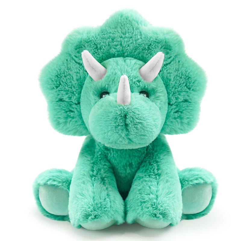 Estilo Animal Personalizado Al por Mayor Peluche Rabo Furry Triceratops Unicornio Caballo Muñeca para Niños