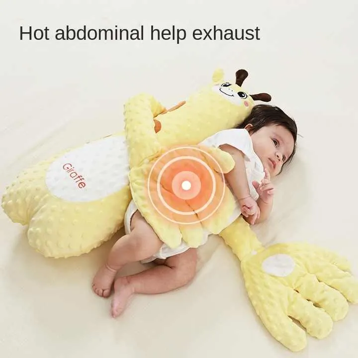 Pillow suave de felpa antiestrés para bebés