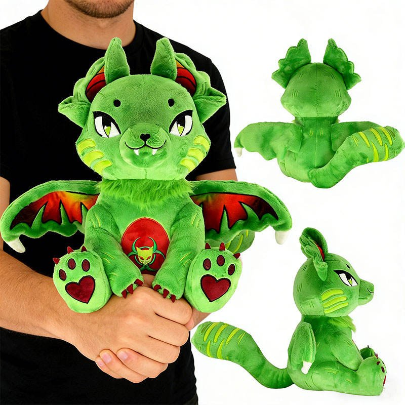 Juguetes de peluche coleccionables personalizados fabricados con materiales suaves y seguros para niños, adecuados para promociones corporativas, juguetes de peluche de mascotas NFC