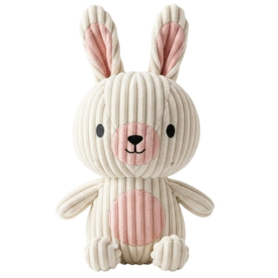 Juguetes para perros de felpa de corduroy duradero - Formas de animales (conejo, cerdo, elefante, cocodrilo) - Juguetes para masticar mascotas personalizados al por mayor