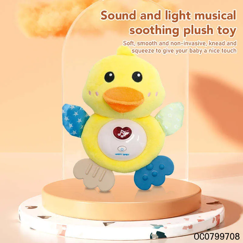 Juguetes de dentición musicales y relajantes para bebés