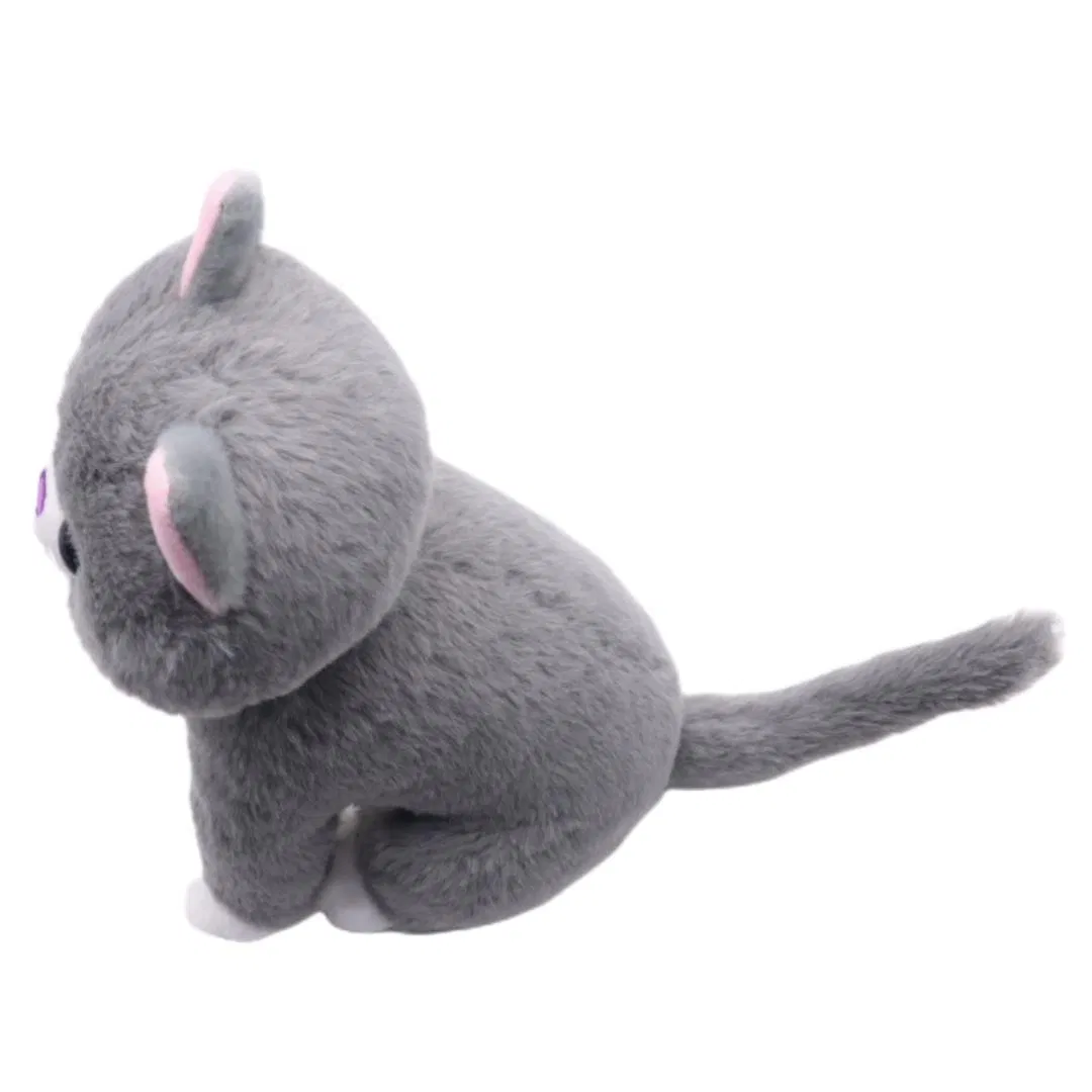 Juguete de gato de peluche suave y realista para niños, regalo de juguetes de peluche fabricado