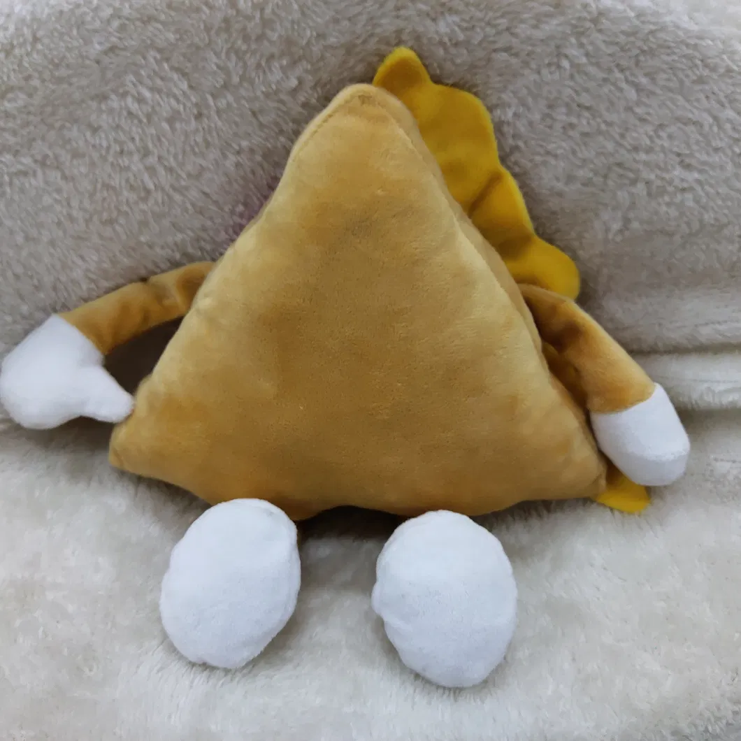 Ventas Calientes Bonito Juguete de Peluche de Comida para Mascotas Pizza Masticar Oler Esconder Juguetes Educativos para Perros
