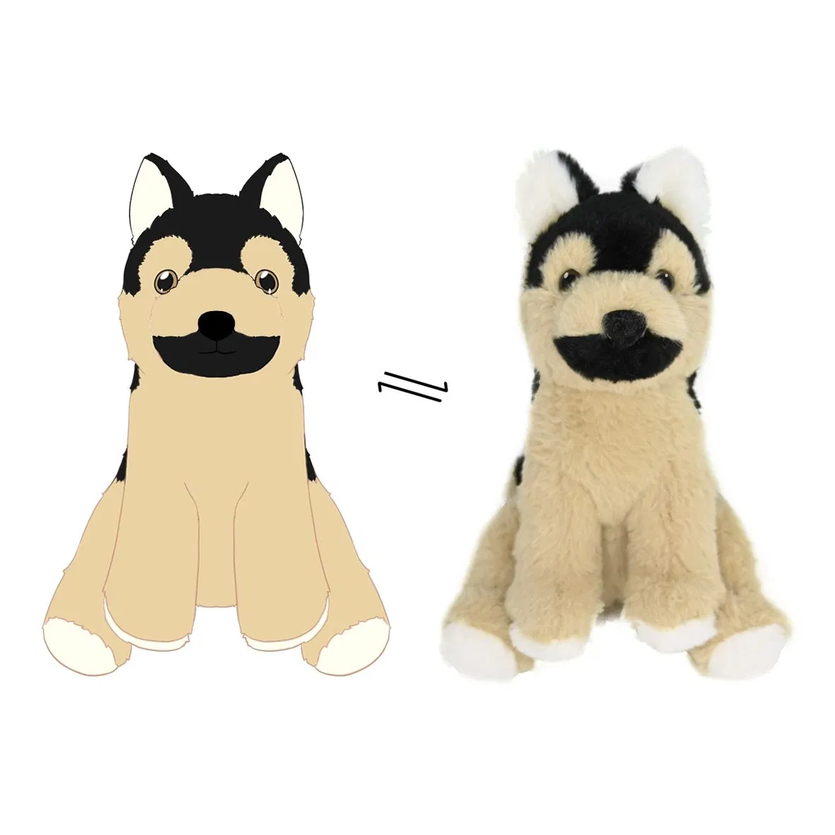 Juguete de peluche personalizado y personalizable para todas las razas de perros