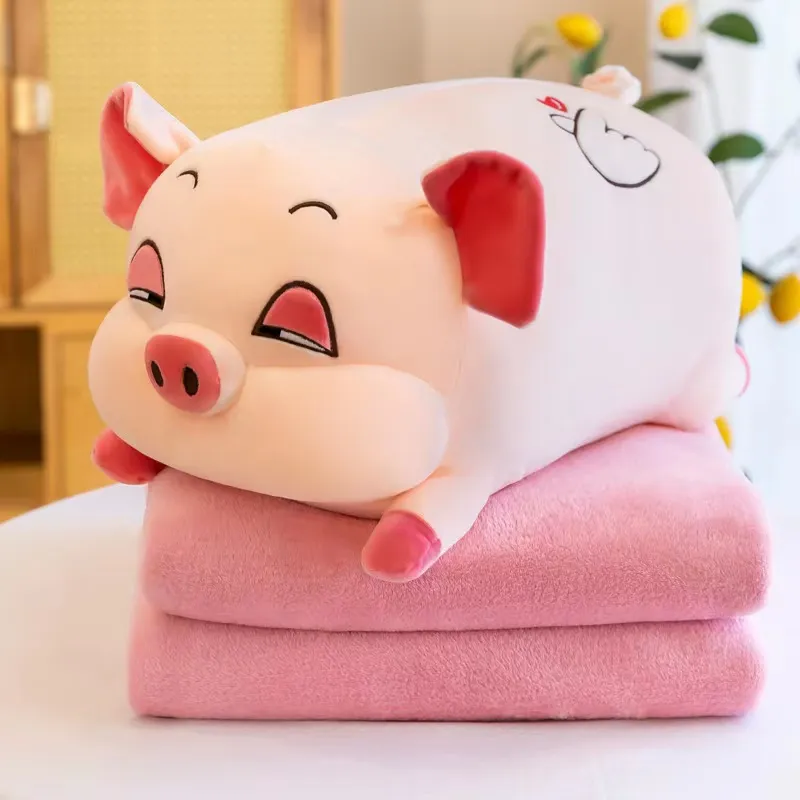Almohada de diseño de hámster de manta juguetes de felpa caliente regalo personaje de dibujos animados