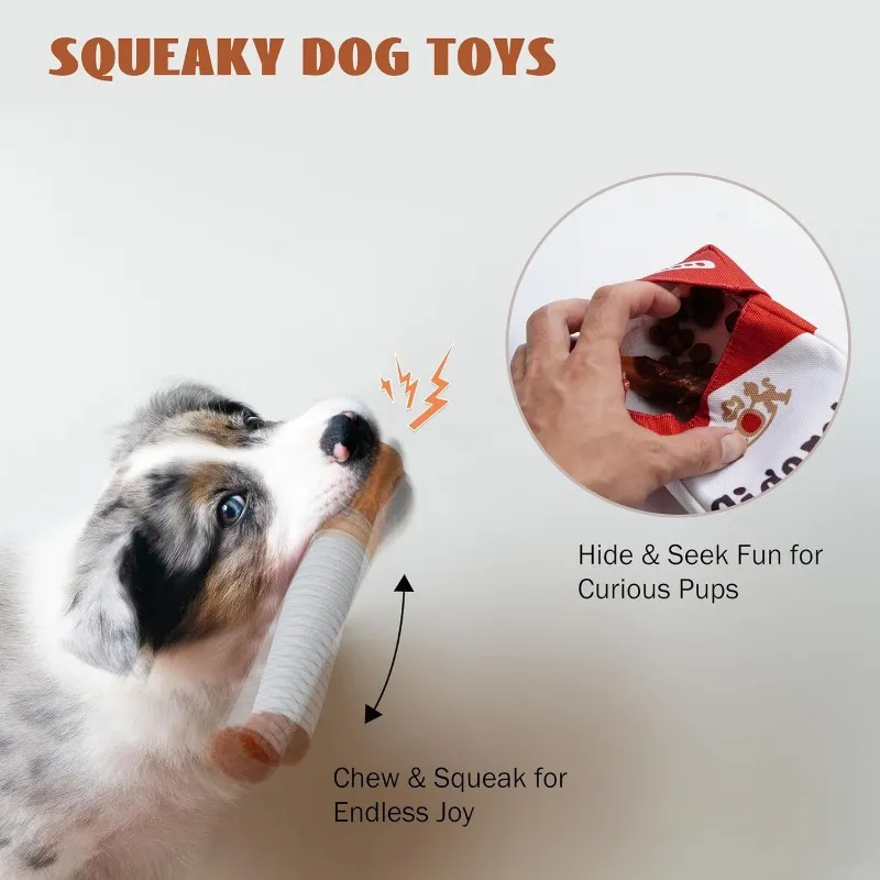 Juguetes de peluche divertidos para perros masticar