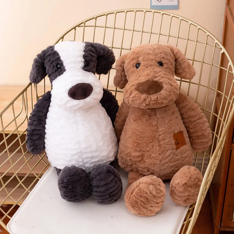 Juguete de peluche perro Teddy 18 cm animal de peluche suave con alivio del estrés y detalle bordado para todas las edades