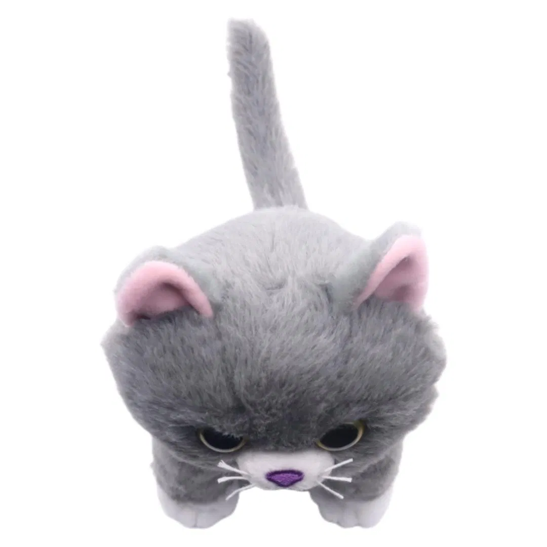 Juguete de gato de peluche suave y realista para niños, regalo de juguetes de peluche fabricado