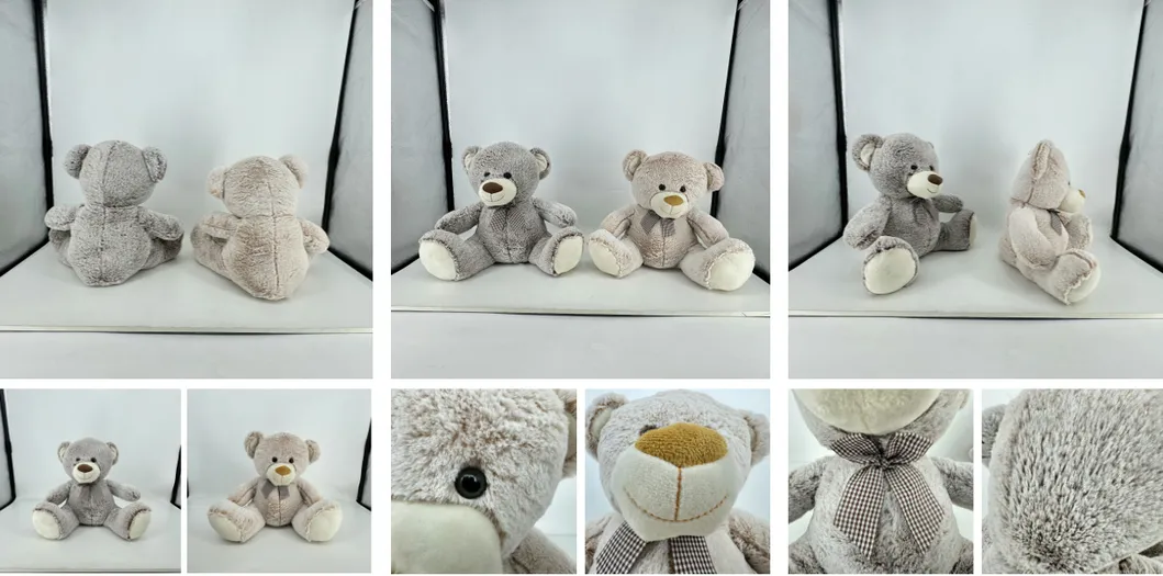 Detalle del oso de peluche
