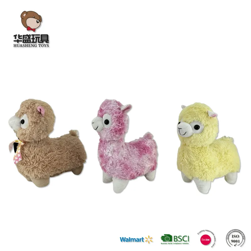 Alpaca de peluche marrón