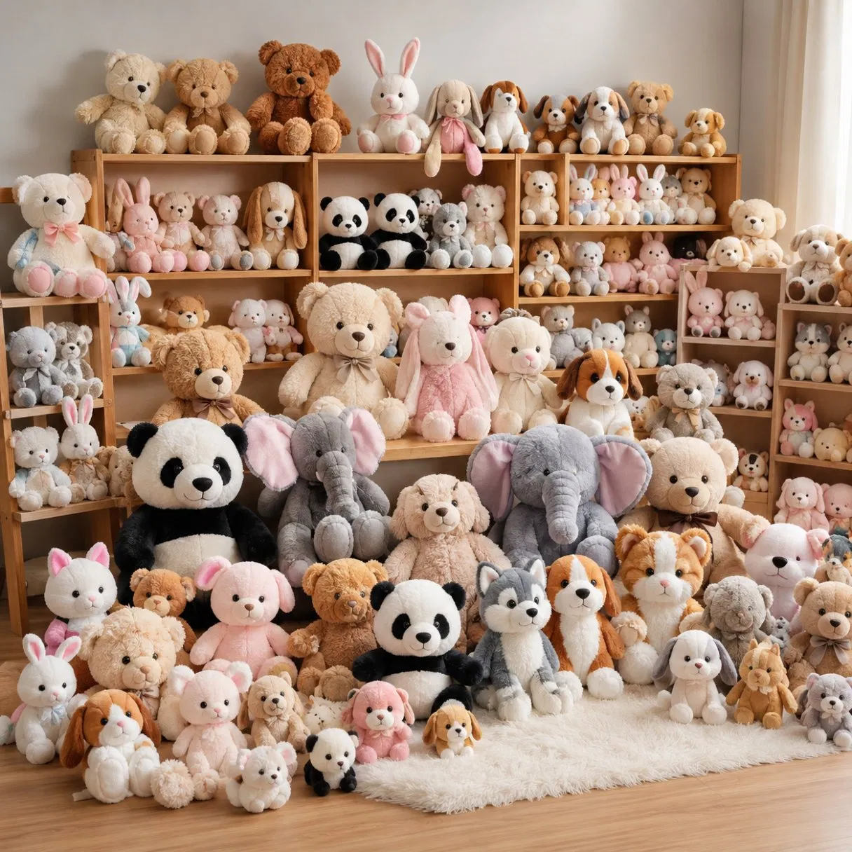 Fabricante OEM de Precio Mayorista Peluches Personalizados Aprobados Kc/Ukca/CPC/CE/ASTM F963/Cpsia/En71 Juguete de Peluche de Animal Personalizado de Alta Calidad Fábrica