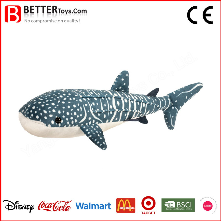 Tiburón de peluche suave juguete marino para niños juguete de animal marino