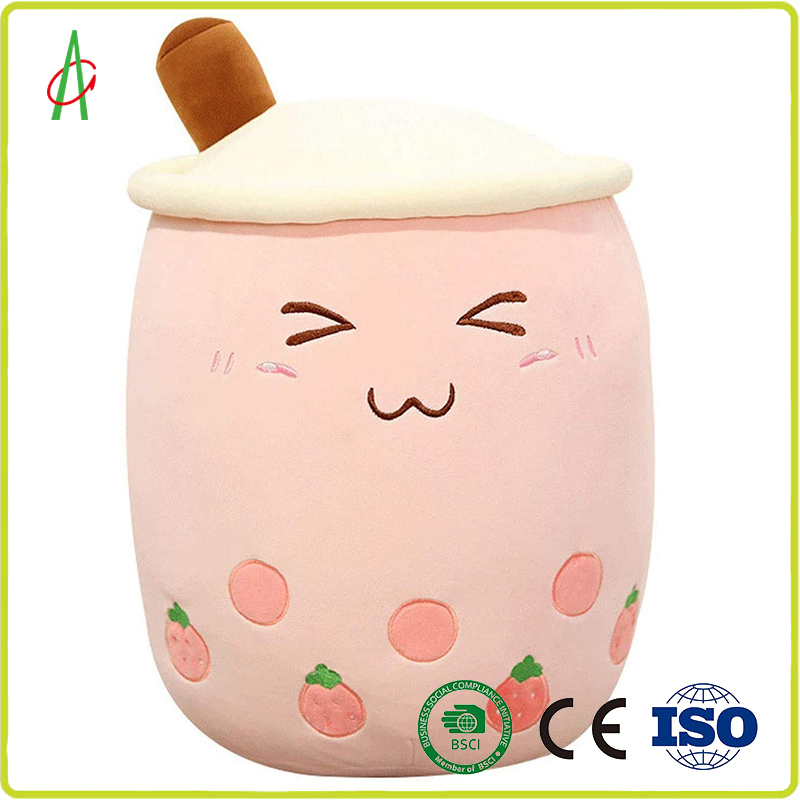 Venta caliente lindo suave animal juguete de peluche personalizado en forma de taza para bebés