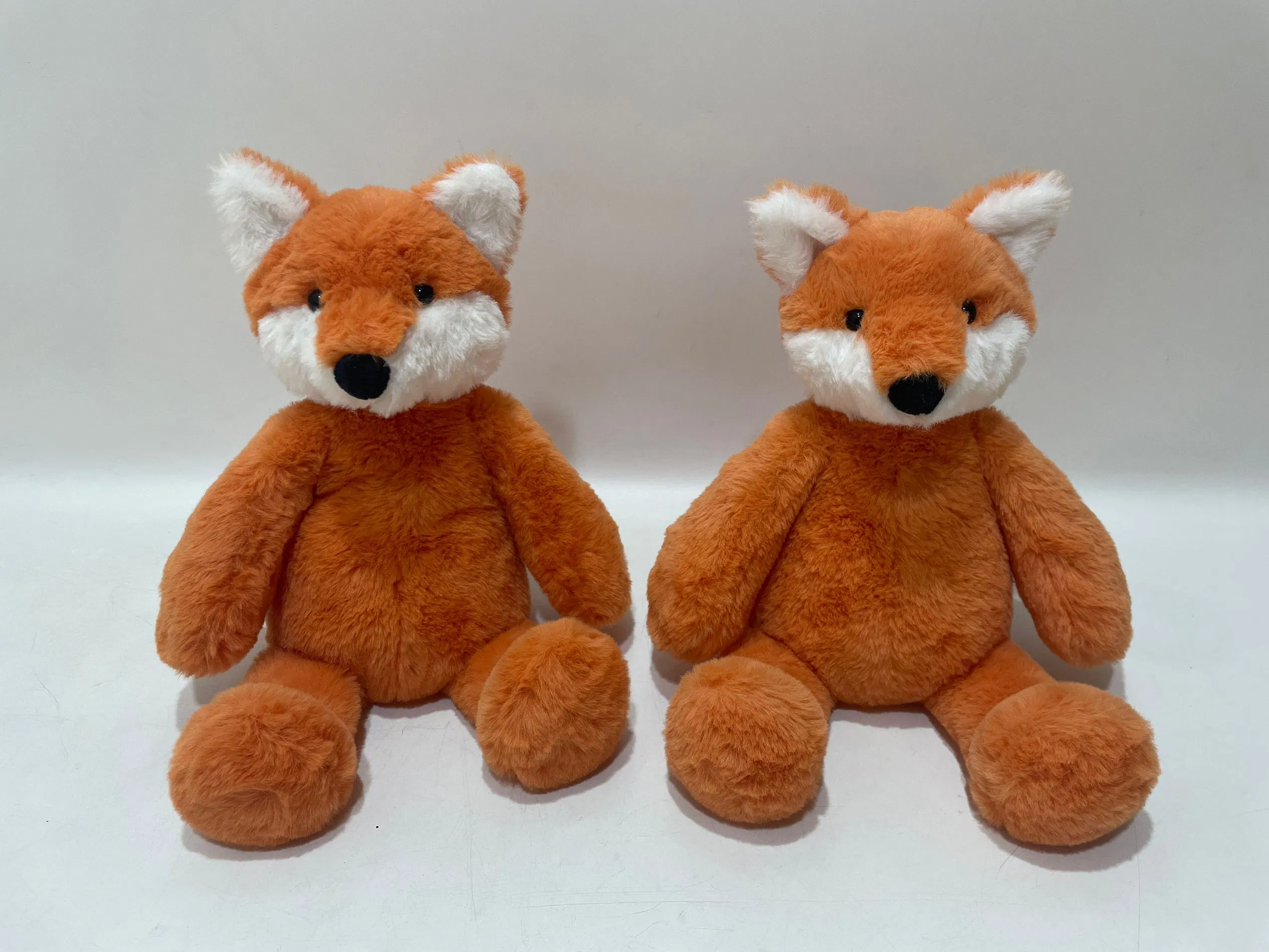 2025 Nuevo diseño regalo promocional lindo zorro gordo juguetes de peluche largos