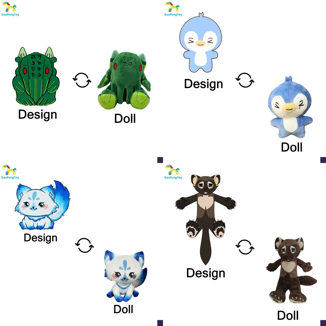 Fabricante de Juguetes de Peluche en China Juguete de Peluche Personalizado con Logo Animales de Peluche de Minky Velboa