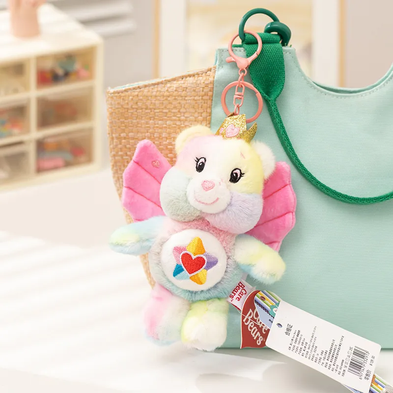 Llave de oso de peluche volador personalizado al por mayor, juguete, regalo para niños