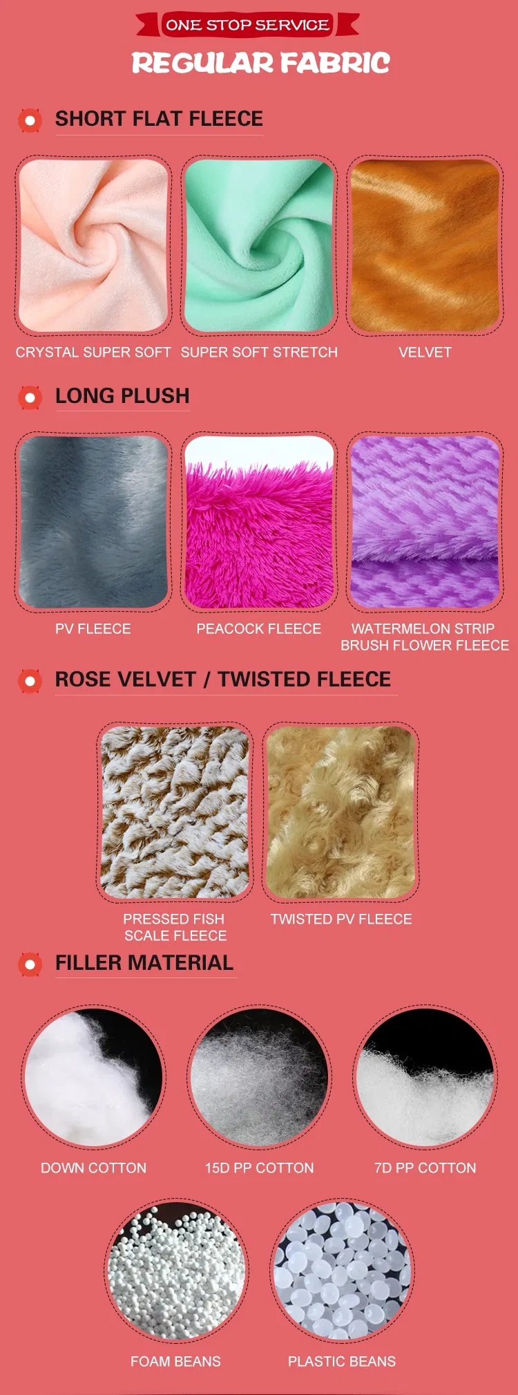 Producción de peluches de felpa