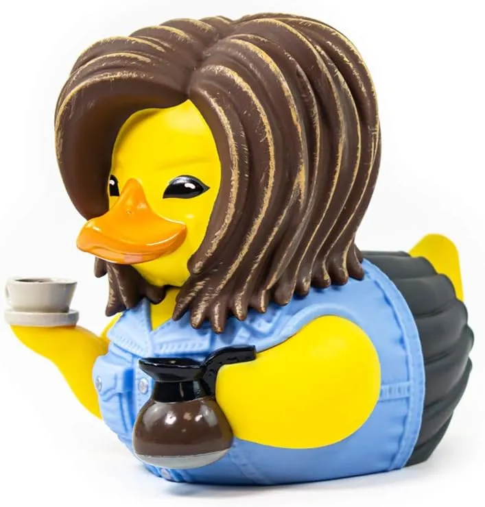 Figura de pato de peluche suave, juguete coleccionable