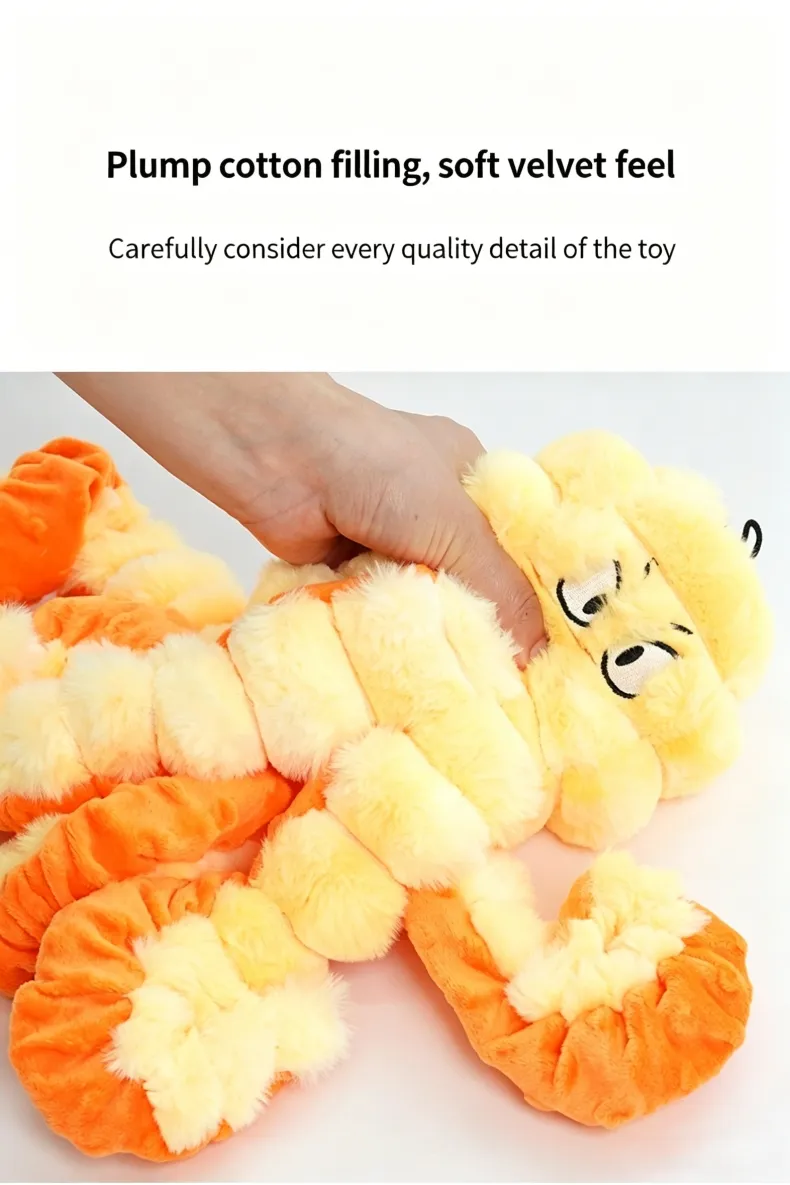 Nuevo Precio Mayorista Juguete de Morder de Peluche Squeakey Interactivo para Perros Octopus