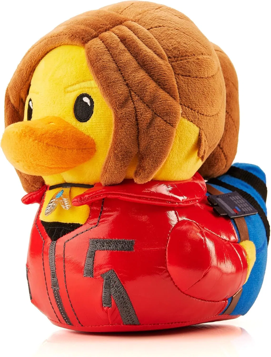 Figura de pato de peluche suave, juguete coleccionable
