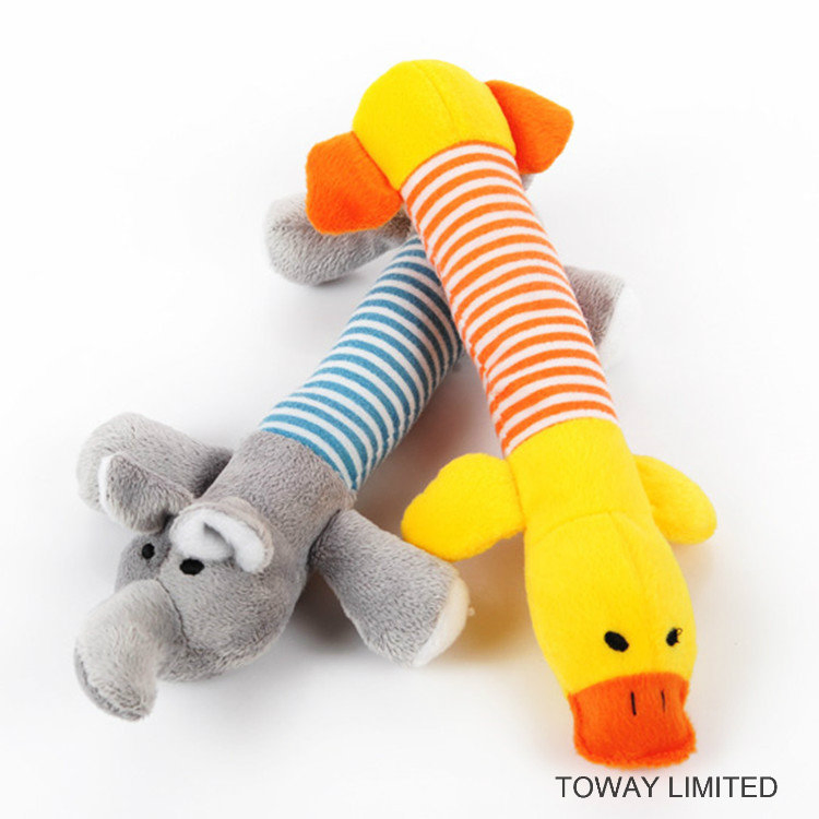 Juguetes de peluche ecológicos para mascotas con sonido, accesorios para el juego de perros