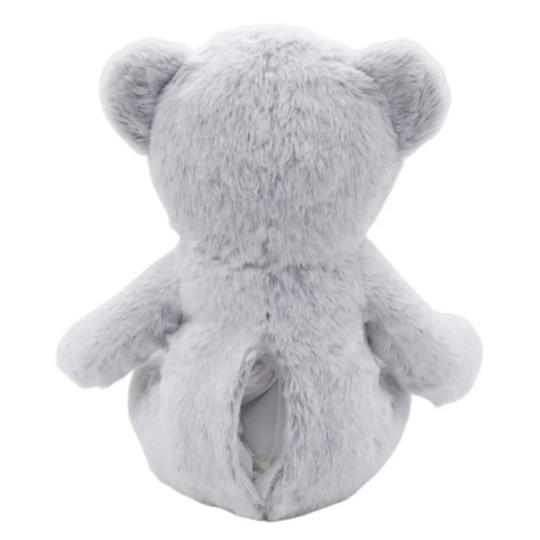 Juguete de peluche al por mayor sin relleno, oso de peluche sentado, juguete suave para bebés