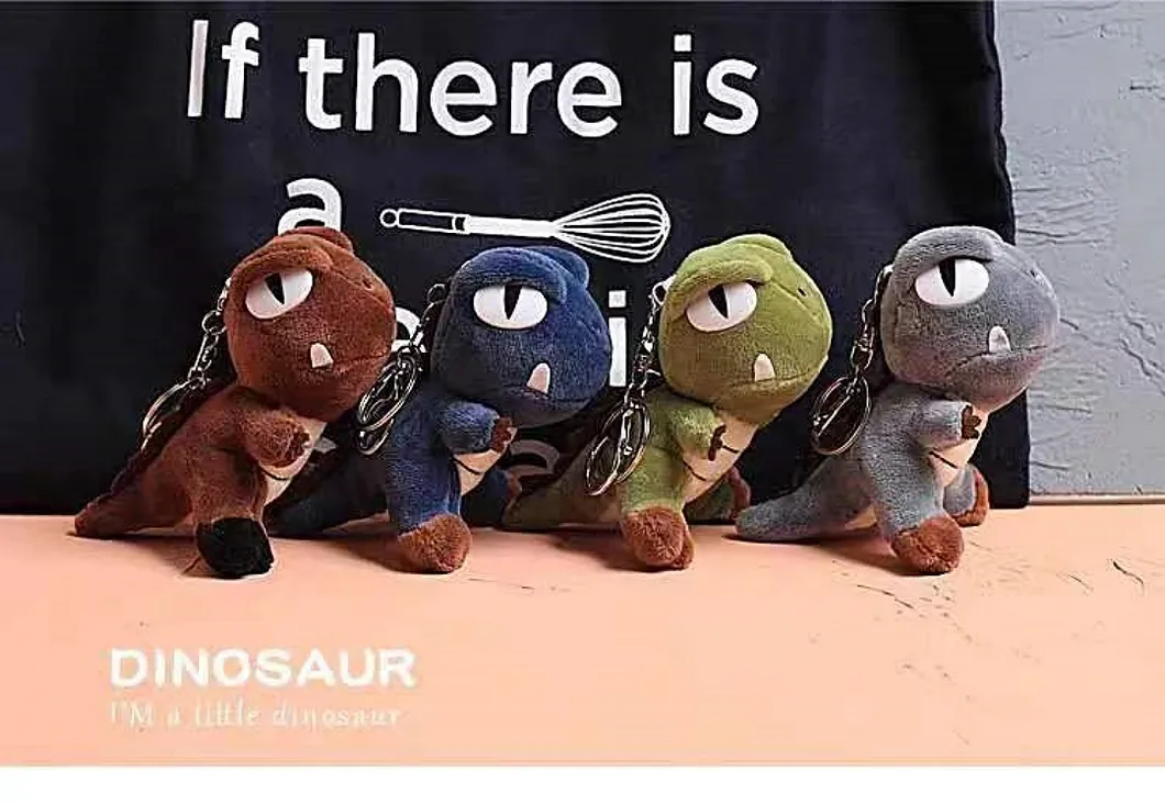 Detalle Llavero Peluche Dinosaurio