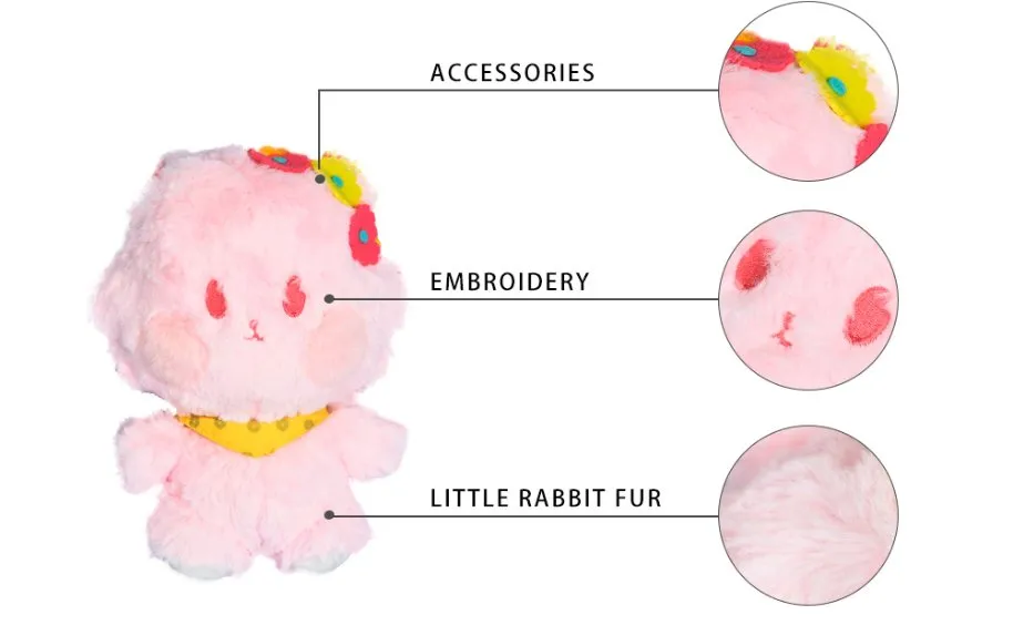 Detalles del producto de peluche