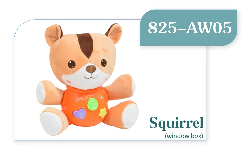 Venta directa al por mayor de fábrica Juguete de peluche forma de zorro Juguetes para bebés