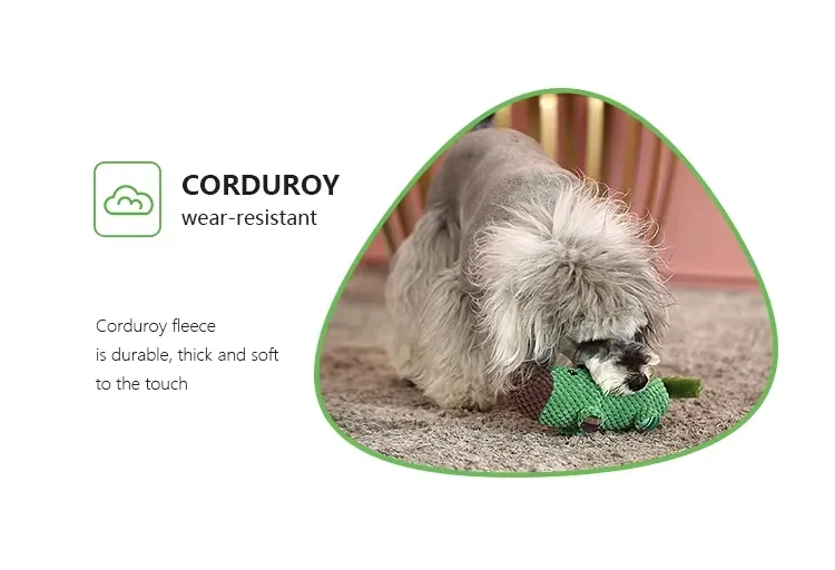 Juguete de peluche divertido para cachorros con forma de animal de peluche