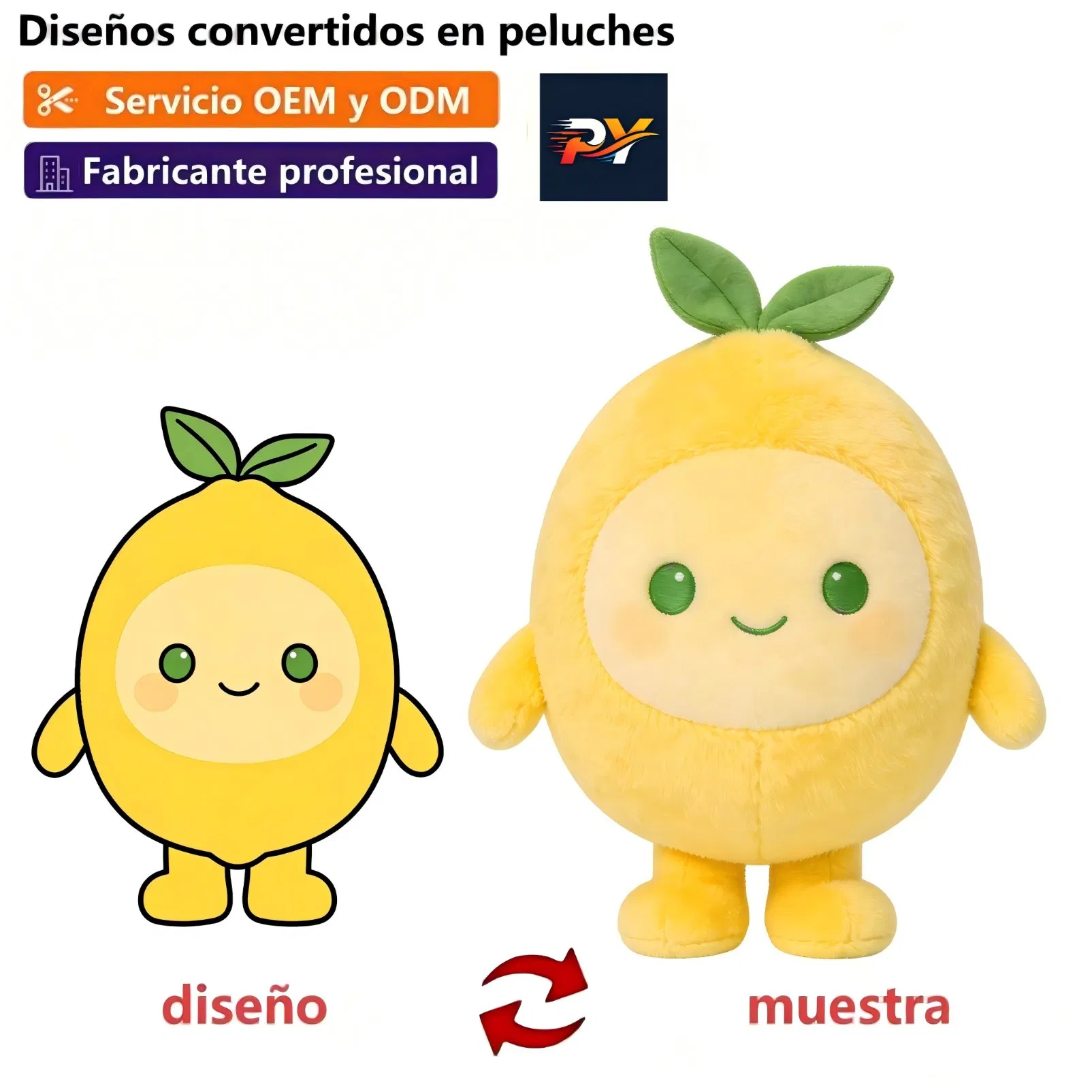 Muñeco de peluche personalizado Crea tu propia marca Muñeco corporativo personalizado Juguete de animales de peluche