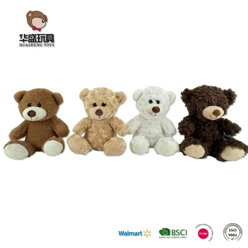 Oso de peluche marrón de 10 pulgadas