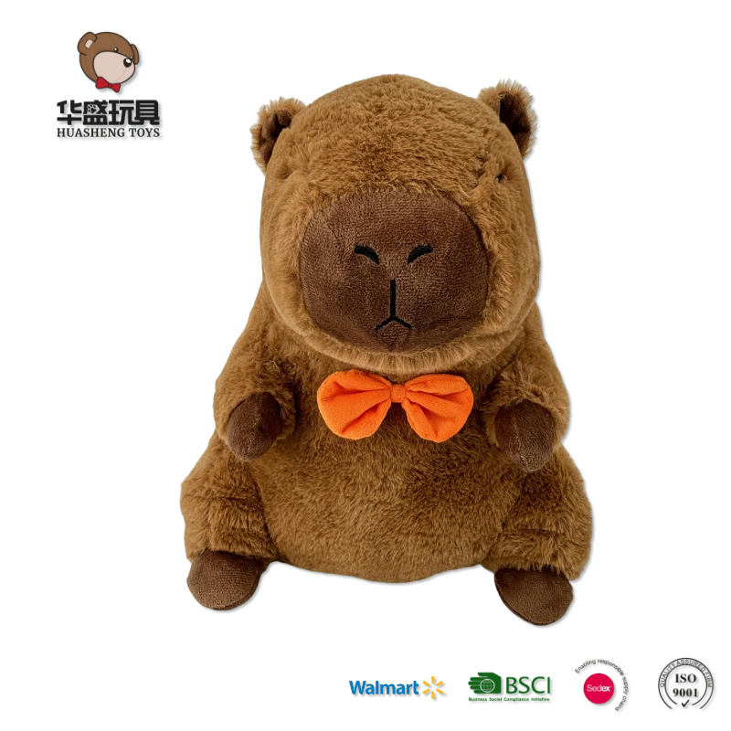 Productos calientes OEM ODM lindo juguete de peluche capibara animal de peluche